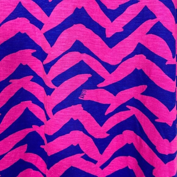 Lilly Pulitzer Womens Robyn Shift Short Dress XS I Got Lucky Pop Pink Blue XS - Picture 9 of 13